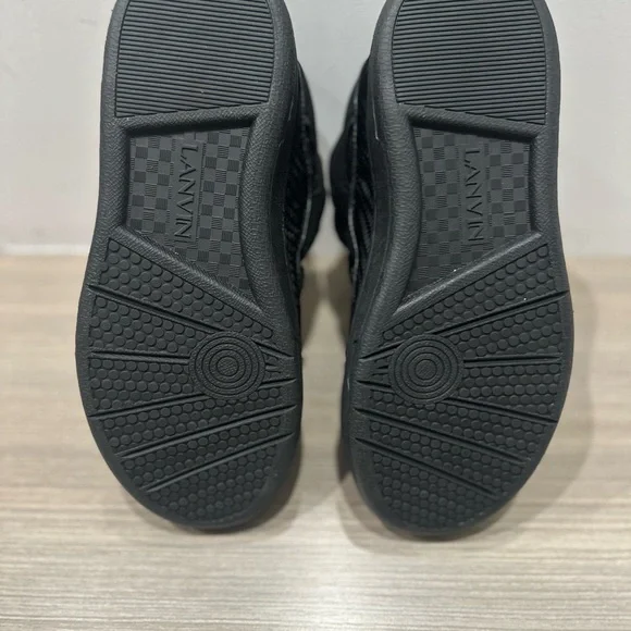 LANVIN Leather Curb Sneakers NWOT